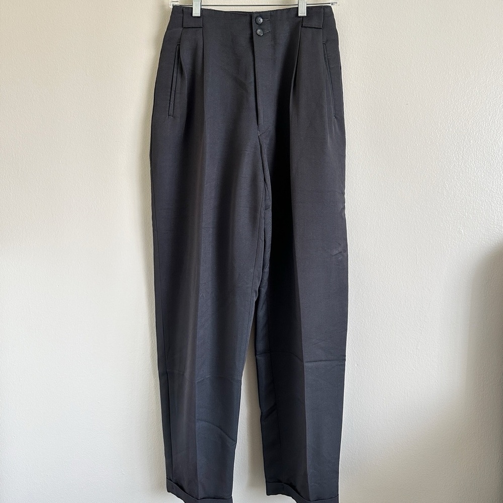 Vintage 70s Double Pleat High-waisted Pants